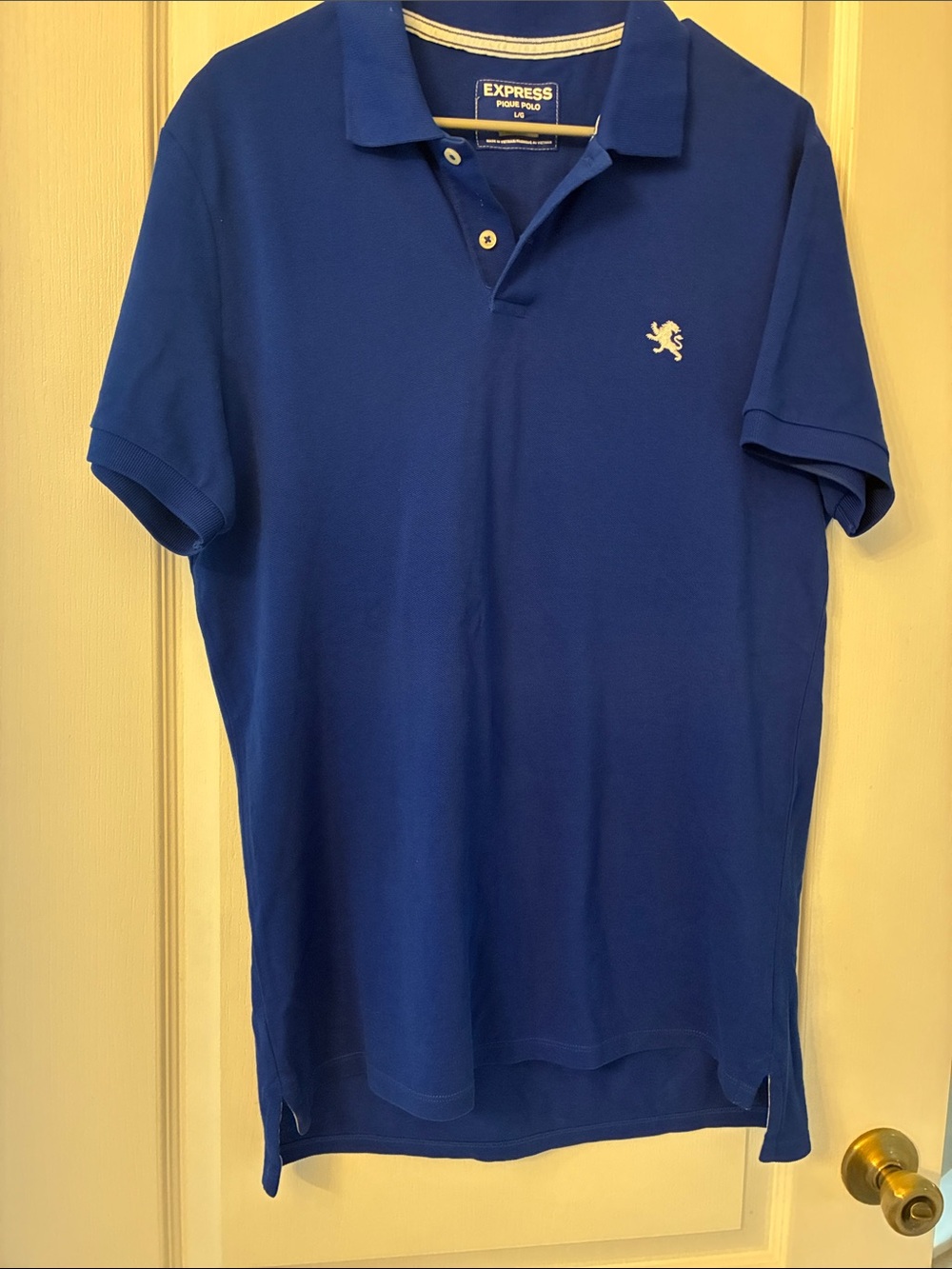 Express Men’s Royal Blue Polo Shirt